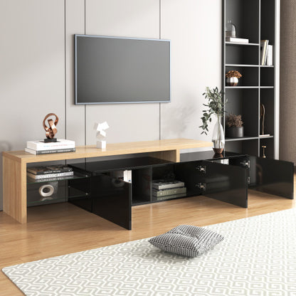 Fibreboard Glass TV Cabinet