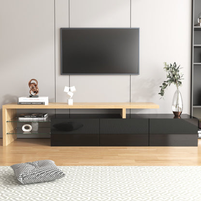 Fibreboard Glass TV Cabinet