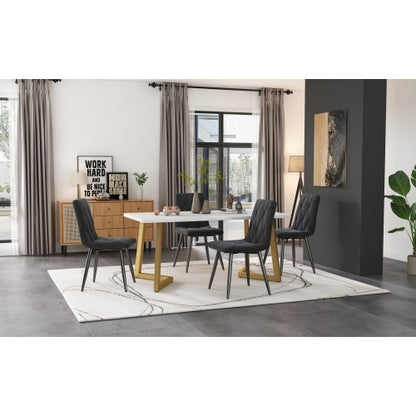 Fibreboard Dining Table Set