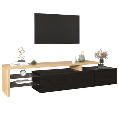Fibreboard Glass TV Cabinet