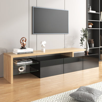 Fibreboard Glass TV Cabinet