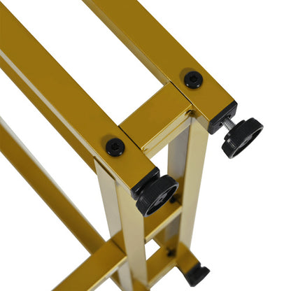 Metal Frame Rectangular Dining Table Modern Kitchen Table