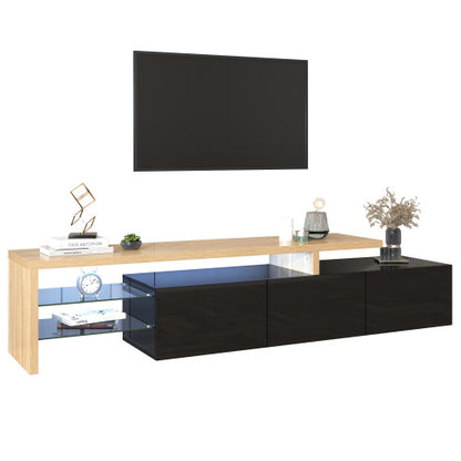 Fibreboard Glass TV Cabinet