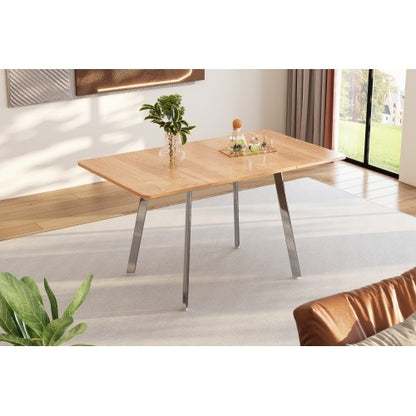 Fiberboard Modern Minimalist Dining Table